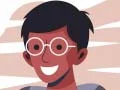 ゲーム眼鏡をかけた少年たち: ジグソーパズルオンライン ゲーム眼鏡をかけた少年たち: ジグソーパズルオンライン