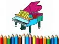 ゲーム学校に戻る：ピアノ塗り絵本オンライン