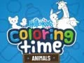 ゲームこんにちは子供たち！動物の塗り絵の時間オンライン
