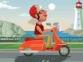 ゲーム都市スクーターライド塗り絵オンライン
