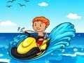 ゲームジェットスキーの夏の楽しみ 隠されたオンライン