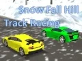 ゲーム雪の降る丘でのトラックレースオンライン