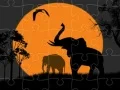ゲーム象のシルエットジグソーパズルオンライン ゲーム象のシルエットジグソーパズルオンライン