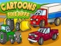 ゲームアニメ五つの違いオンライン