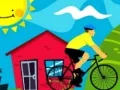 ゲーム自転車ドライバーのパズルオンライン