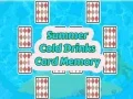 ゲーム夏の冷たい飲み物カードメモリーオンライン