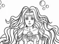 ゲームかわいい人魚の塗り絵オンライン