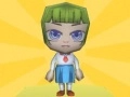 ゲーム落ちた男の子と女の子 チビレースノックダウンマルチプレイオンライン