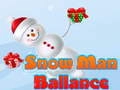 ゲーム雪だるまのバランスオンライン