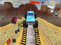 ゲームモンスタートラックの難しいスタントレースオンライン
