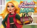 ゲームブロンドプリンセスの秋のトレンドオンライン