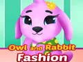 ゲームフクロウとウサギのファッションオンライン
