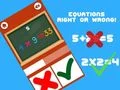 ゲーム方程式 正しいか間違っているかオンライン