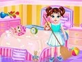 ゲームベビーテイラーの散らかった家の掃除オンライン