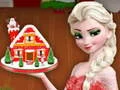ゲームクリスマスジンジャーブレッドハウスケーキオンライン