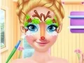 ゲームアンナのクリスマスフェイスペインティングオンライン