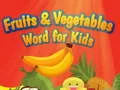 ゲーム子供のための果物と野菜の言葉オンライン