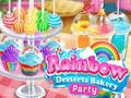 ゲームレインボーデザートベーカリーパーティーオンライン