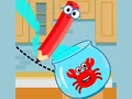 ゲーム赤いカニの絵オンライン