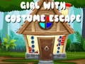 ゲームコスチュームを着た少女の脱出オンライン