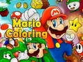 ゲームマリオの塗り絵オンライン