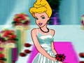 ゲームシンデレラのウェディングドレスアップオンライン