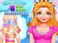 ゲームミアの後ろにすっきりした花嫁ヘアスタイルオンライン