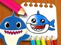 ゲームベビーシャーク塗り絵オンライン