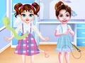 ゲームベビーテイラーのファッショナブルなエプロンドレスオンライン