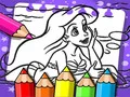 ゲームアリエル人魚のぬりえブックオンライン