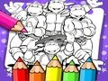 ゲーム忍者タートルの塗り絵オンライン