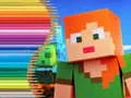 ゲームマインクラフトのぬりえオンライン