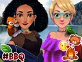 ゲームキャンプ中のプリンセスオンライン