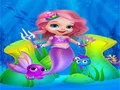 ゲームかわいい人魚の女の子のドレスアップオンライン