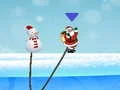 ゲームサンタ雪男ジャンプオンライン