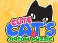 ゲームかわいい猫のジグソーパズルオンライン