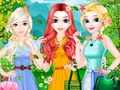 ゲーム春のファッションカラードレスオンライン