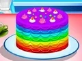ゲーム虹のケーキを作るオンライン