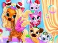ゲームペットグルーミングバブルパーティーオンライン
