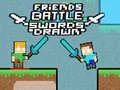 ゲーム友達の剣を抜いた戦いオンライン