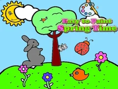 ゲーム春を簡単に描くオンライン
