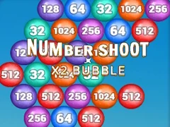 ゲーム数字シュート x 2 バブルオンライン