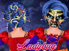 ゲームてんとう虫のハロウィンヘアスタイルオンライン