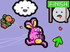 ゲームかわいいウサギの挑戦的な冒険オンライン
