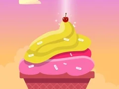 ゲームアイスクリームの上のチェリーオンライン