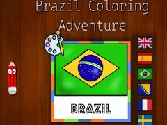 ゲームブラジル塗り絵冒険オンライン