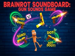 ゲームBrainrot Soundboard: 銃の音ゲームオンライン