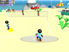 ゲームスティックマンビーチバレーボールオンライン