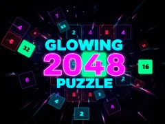 ゲーム光る 2048 パズルオンライン