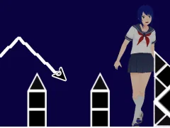 ゲームスペースジオメトリダッシュ波オンライン